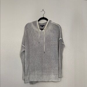 American Eagle Outfitters Gray Hooded Sweater